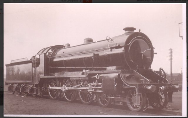 Preview of the first image of Antique Real Photograph PC - L.S.W.R. Engine No.483.