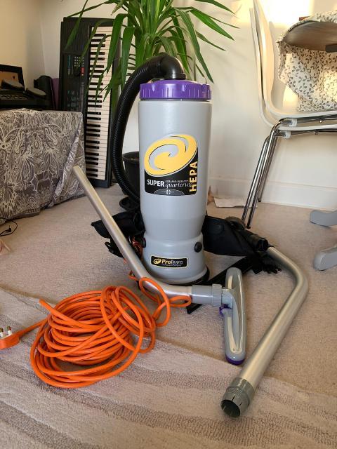 Preview of the first image of Proteam Super Quartervac Back Pack Vacuum Cleaner.