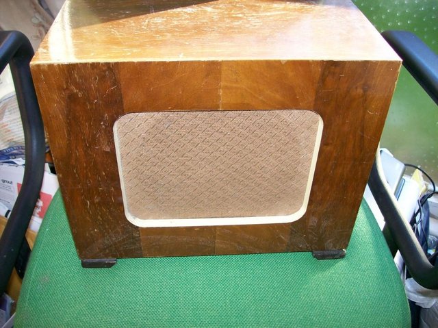 Image 2 of Vintage Stentorian Junior Speaker 1920s era in cabinet L932