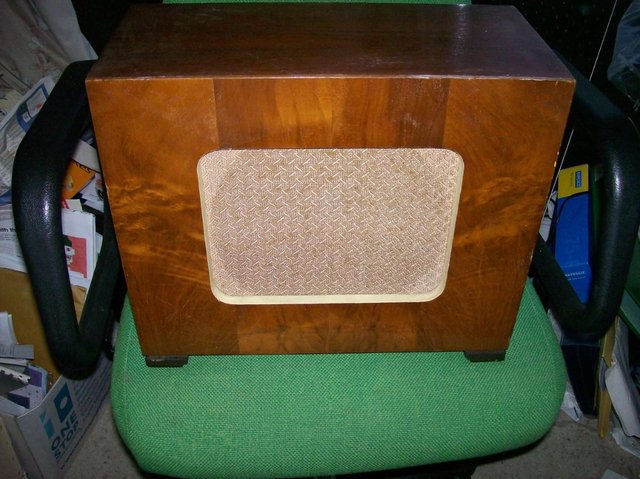 Preview of the first image of Vintage Stentorian Senior Speaker in Cabinet1920s eraRefL931.