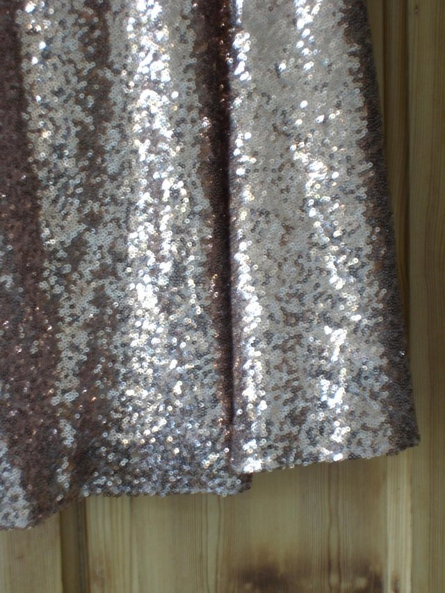 Image 2 of ATMOSPHERE Gold Sequin Skirt - Size 16 NEW