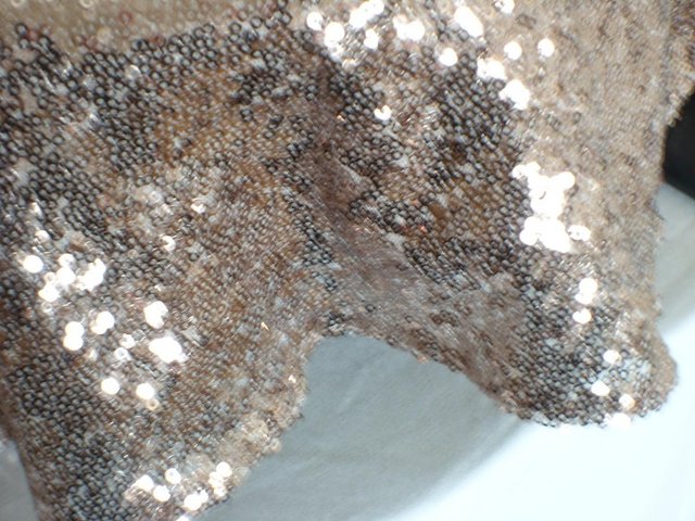 Image 4 of ATMOSPHERE Gold Sequin Skirt - Size 16 NEW