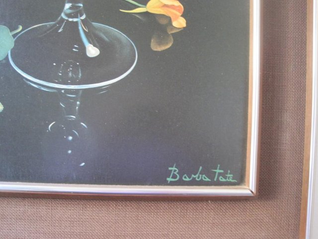 Image 3 of Vintage framed picture by Barbara Tate