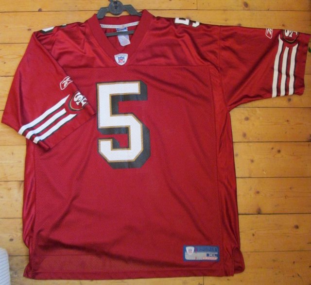 Preview of the first image of San Francisco 49ers NFL *GARCIA* Reebok shirt.