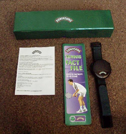 Preview of the first image of Robinsons Promotional Wrist Strap Radio - Boxed & New.