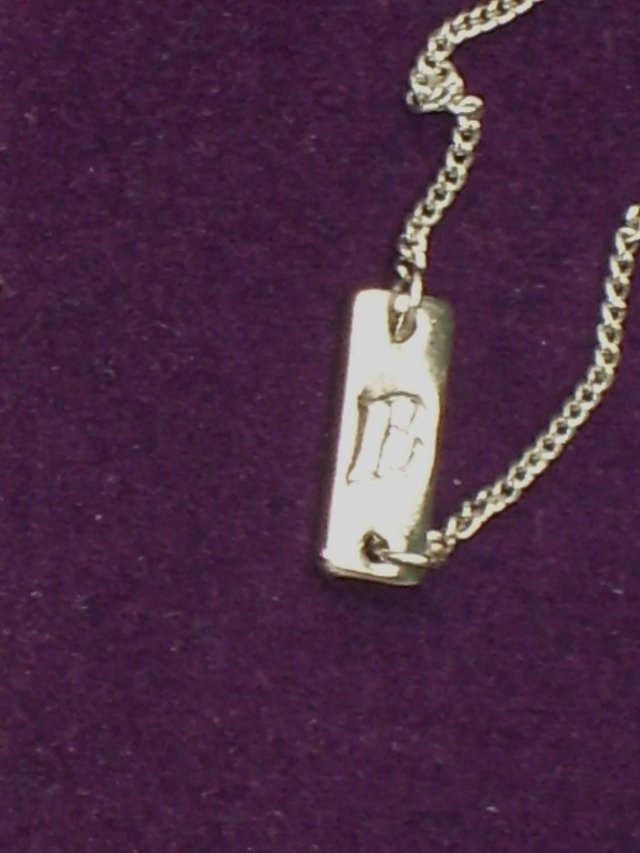 Image 3 of ASOS ICON BRAND Men’s Triangle Pendant Necklace - NEW