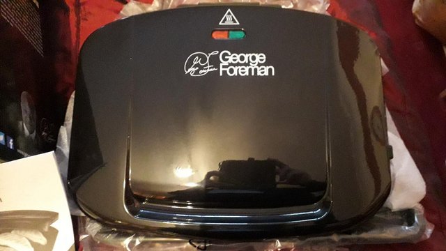 Image 3 of George Foreman NEW UNUSED 5 portion grill +removable plates