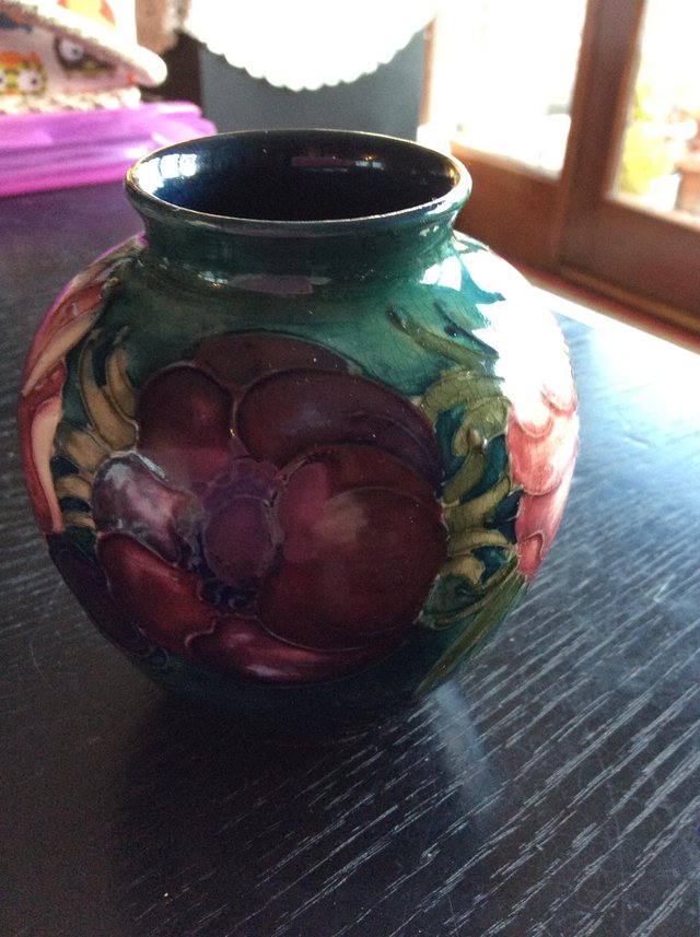 Image 2 of Old Moorcroft vase