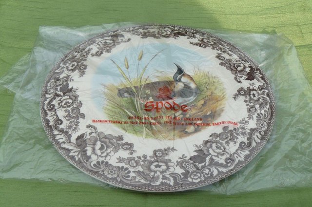 Preview of the first image of Spode, Woodland series, Cake / Gateaux serving plate. Unused.
