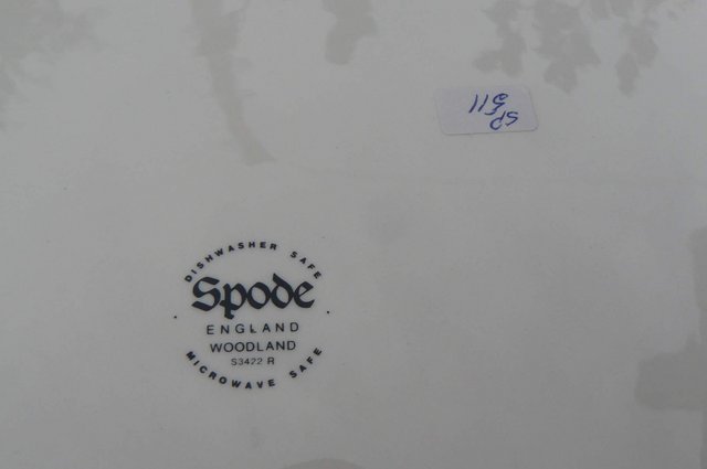 Image 3 of Spode, Woodland series, Cake / Gateaux serving plate. Unused