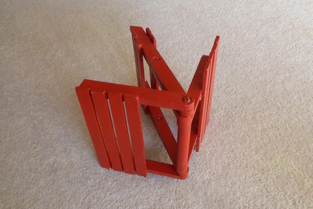 Image 2 of Small folding solid wooden chairs