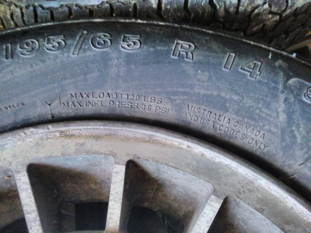 Image 2 of ALLOY WHEEL/Tyre off 1983 Cortina GHIA