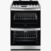 Preview of the first image of AEG 60CM ELECTRIC COOKER-CERAMIC HOB-S/S-DOUBLE OVEN-NEW-WOW.