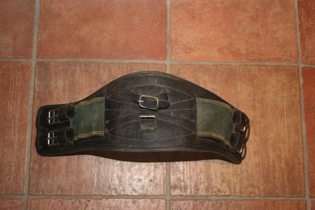 Preview of the first image of Horse: Leather Devecoux girth for eventing 60cm.
