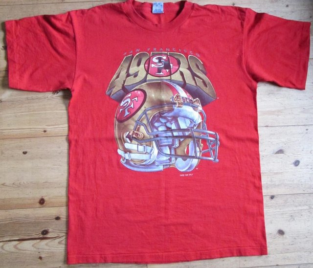 Preview of the first image of Vintage 90s San Francisco 49ers T-shirt NFLP.