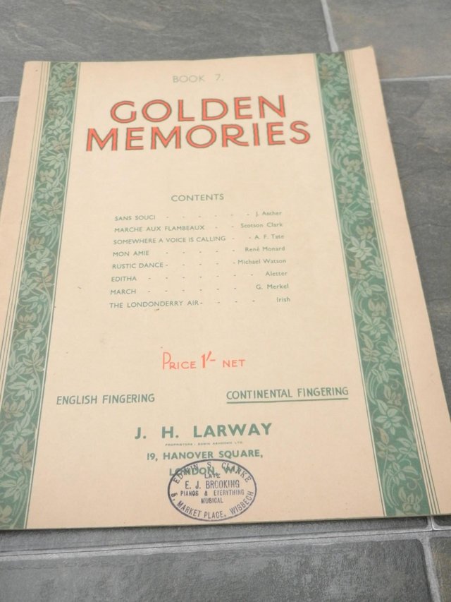 Preview of the first image of Golden Memories Book 7 Sheet Music Booklet.