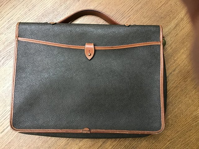 Preview of the first image of Mulberry leather portfolio case.