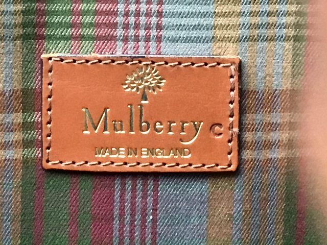 Image 3 of Mulberry leather portfolio case