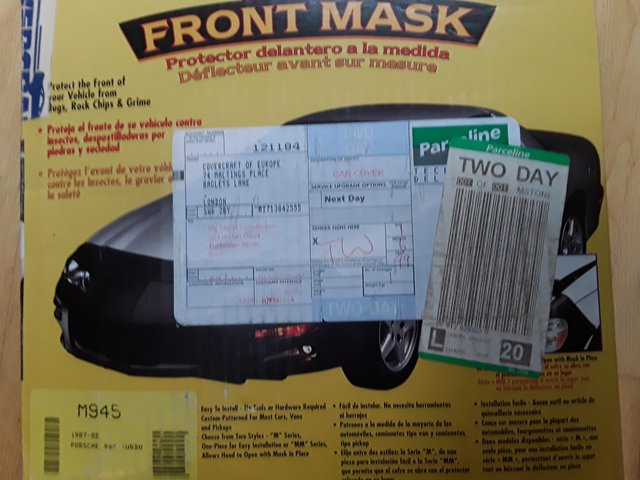 Preview of the first image of PORSCHE 944 protective front mask.