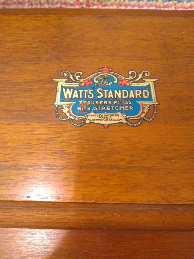 Preview of the first image of Watts Standard Trouser Press with Stretcher.