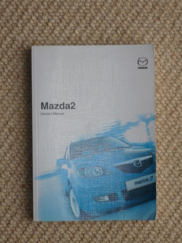 Preview of the first image of Mazda 2 owner's handbook.