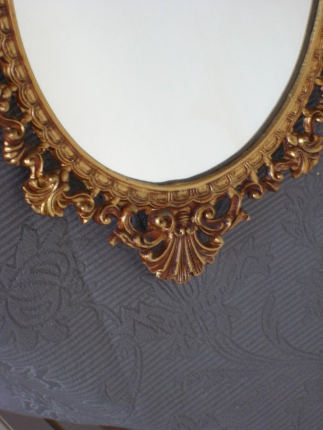 Image 4 of Small Vintage Rococo Style Mirror