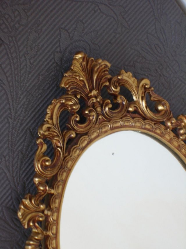 Image 6 of Small Vintage Rococo Style Mirror