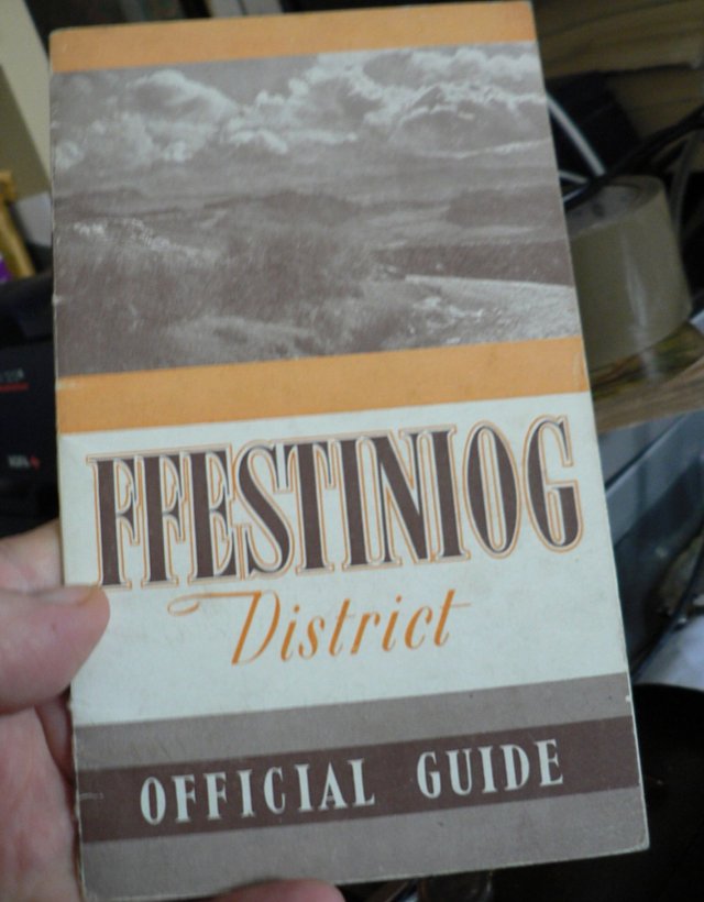 Preview of the first image of Vintage Official Guide c1930's "Ffestiniog District".