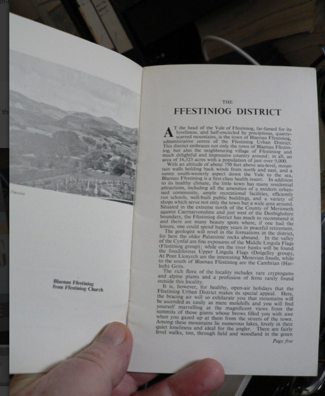 Image 4 of Vintage Official Guide c1930's "Ffestiniog District"