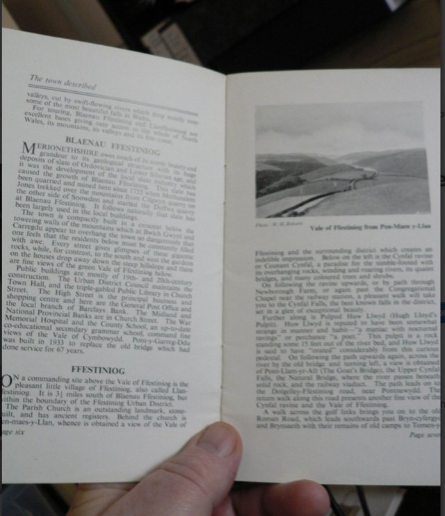 Image 7 of Vintage Official Guide c1930's "Ffestiniog District"