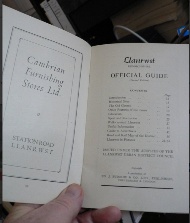 Image 7 of Vintage Official Guide c1930's "Llanrwst & District"
