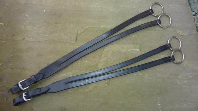 Image 3 of English leather martingale attachments F/C