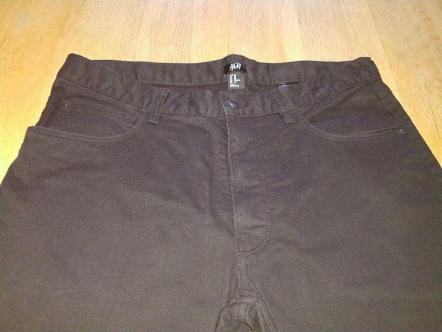 Image 2 of H&M black button up jeans EUR 33. LOOK NEW