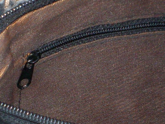 Image 7 of Black Leather Patchwork Shoulder Bag NEW!