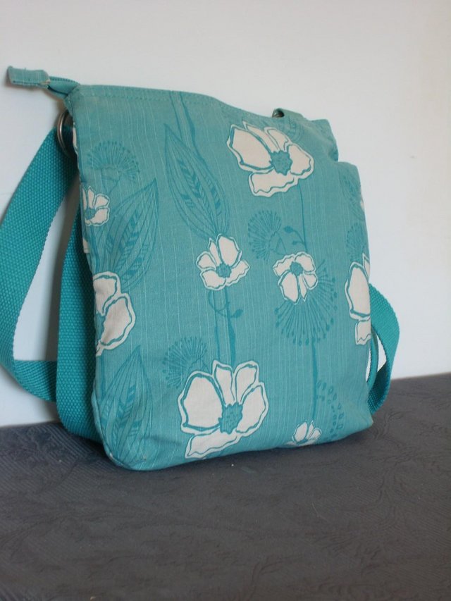 Image 2 of WEIRDFISH Turquoise Cross Body Bag NEW!