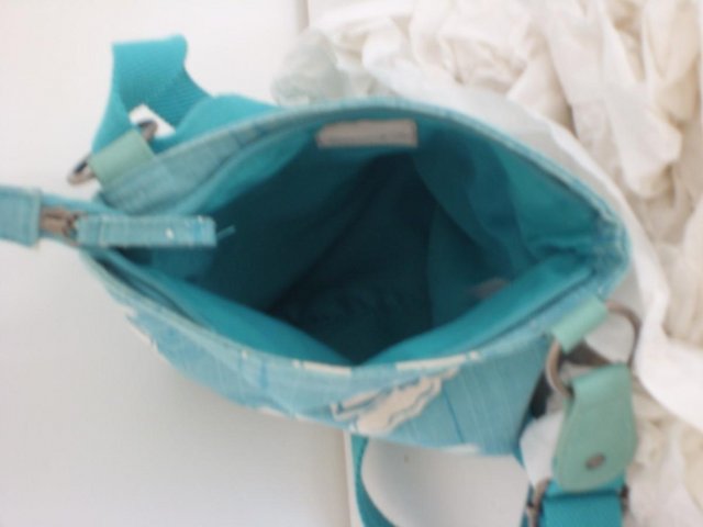 Image 3 of WEIRDFISH Turquoise Cross Body Bag NEW!