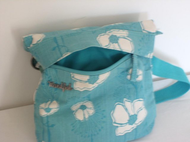 Image 4 of WEIRDFISH Turquoise Cross Body Bag NEW!
