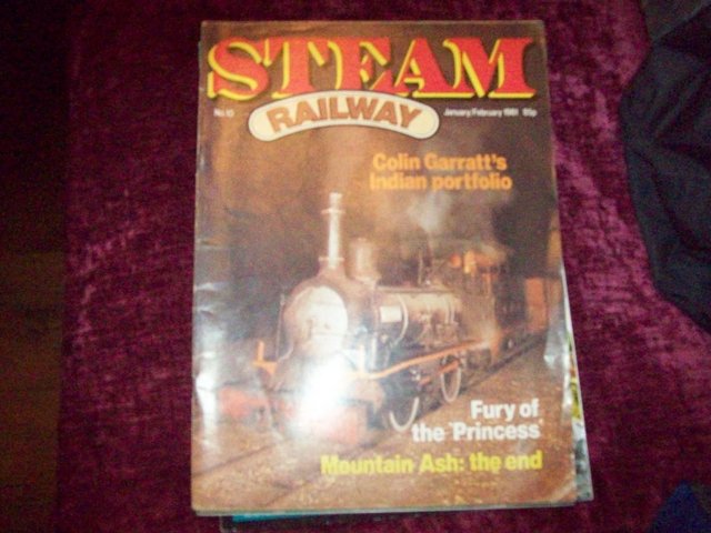 Preview of the first image of Steam Railway magazine over 100 copies from 1979-2022.