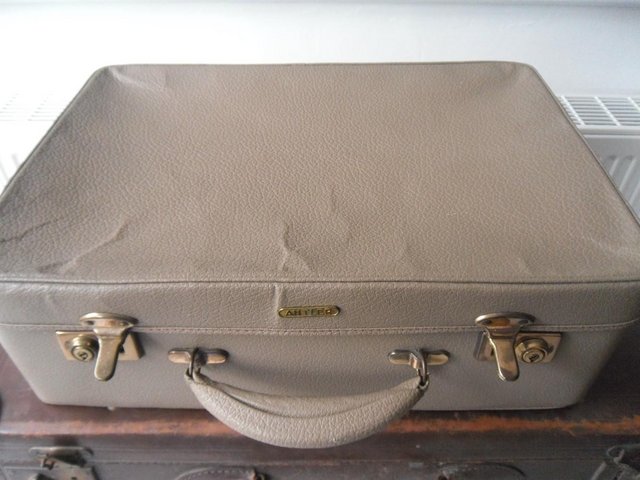 Image 3 of Vintage Antler Suitcase probably 1950s