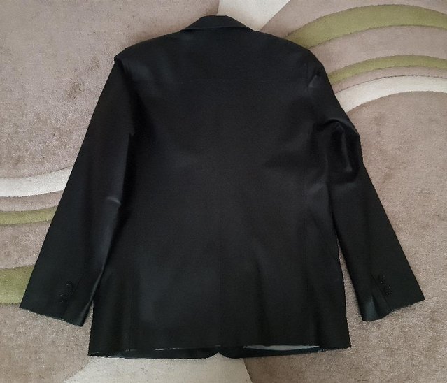 Image 2 of Lovely Mens Black Leather Jacket - Size L