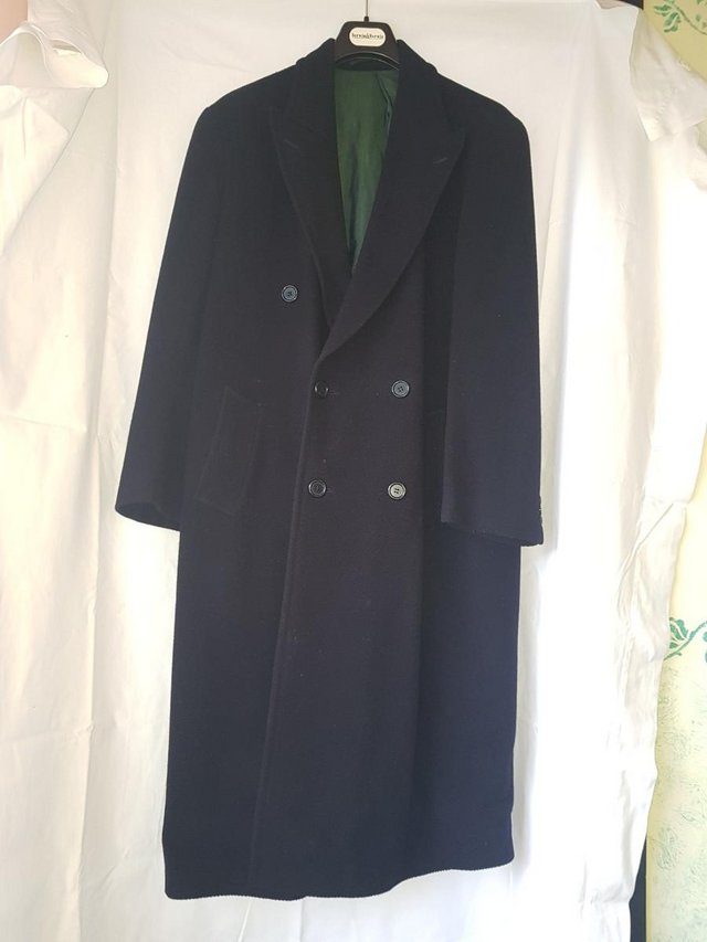 Preview of the first image of Stylish Calf length Man's Wool Coat.