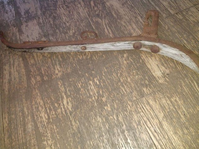 Image 3 of Antique Farm Salvage Horse Hame. It fits on a horse collar f