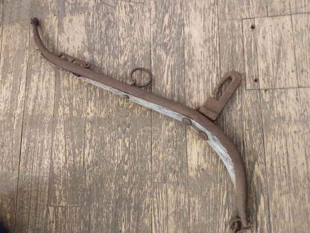 Image 5 of Antique Farm Salvage Horse Hame. It fits on a horse collar f
