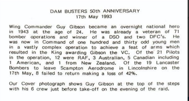 Image 2 of 1993 - RAF 617 Squadron - 50th Anniv of The Dam Busters