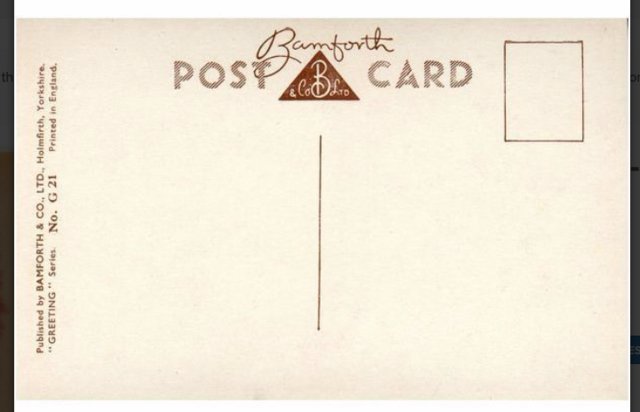 Image 2 of Vintage Bamforth Post Card - Lots Of Love & Luck! - Kitten