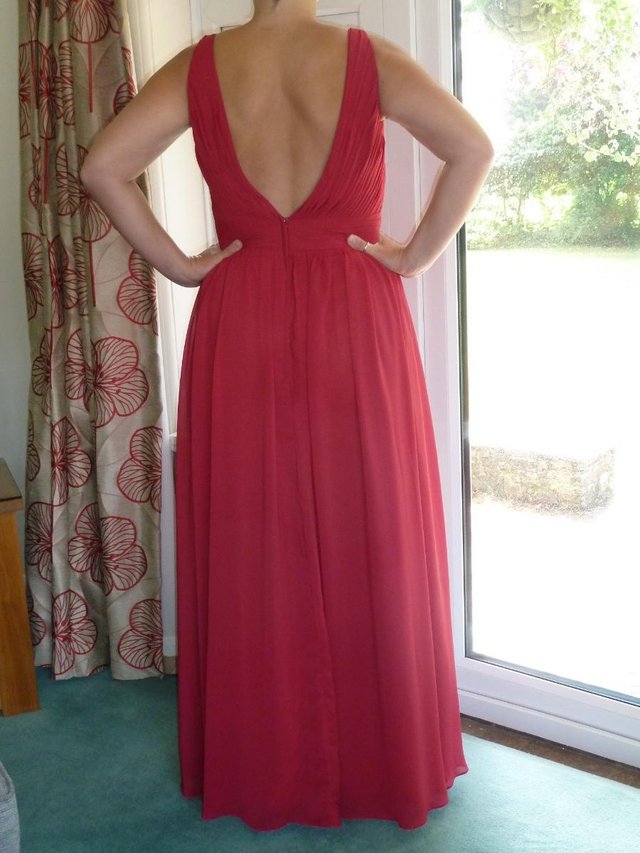 Image 2 of Valentine Red special occasion long dress