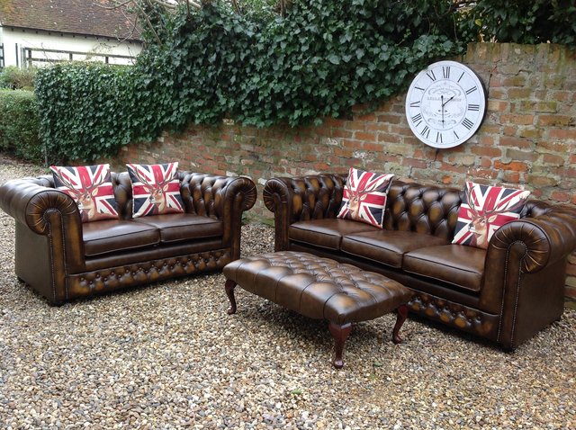 Image 10 of Chesterfield armchairs. Queen Anne & club style. Can deliver