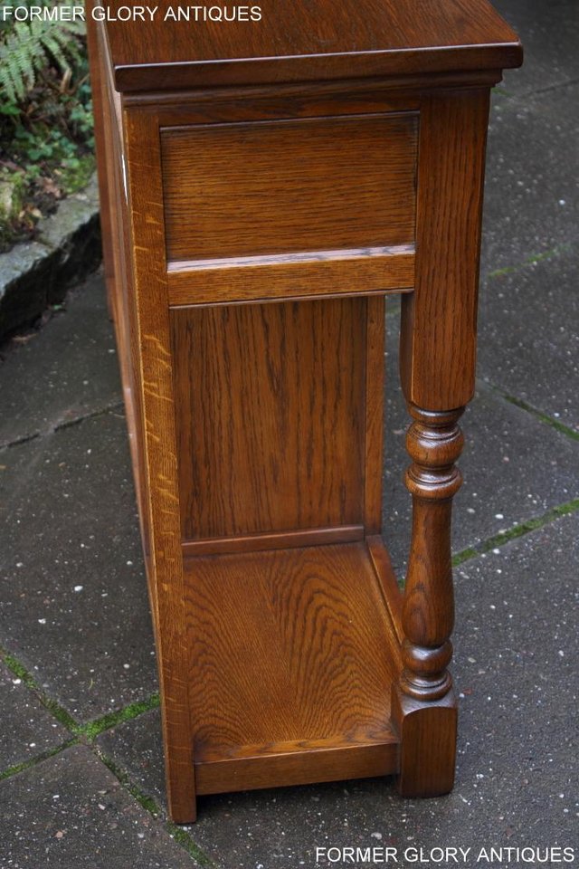 Image 47 of AN OLD CHARM LIGHT OAK CONSOLE TABLE SIDEBOARD DRESSER BASE