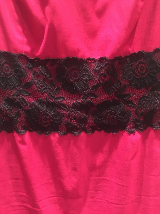 Image 3 of ROMAN Dark Pink Stretch Dress size 14