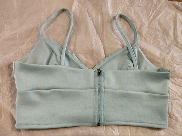 Image 2 of Topshop blue top-NEW. Size 14